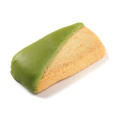 Macadamia Nut Shortbread – Green Tea Dipped