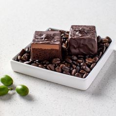 Dark Chocolate Covered Coffee Brownies