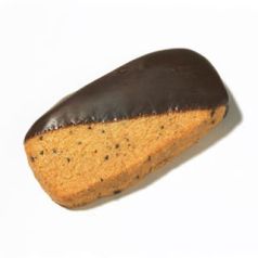 Coffee Shortbread – Dark Chocolate Dipped