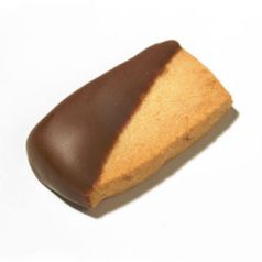 Macadamia Nut Shortbread – Milk Chocolate Dipped