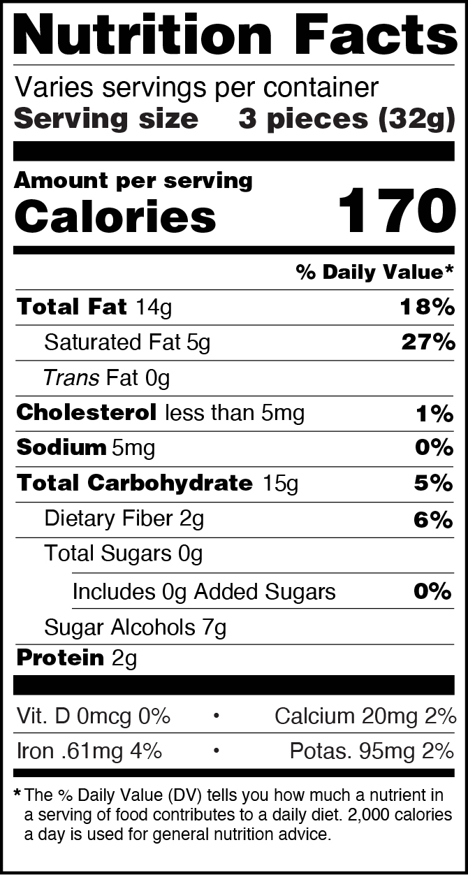 Sugar Free Milk Chocolate Covered Macadamia Nuts -