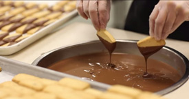 Hand Dipped Macadamia Nut Shortbreads