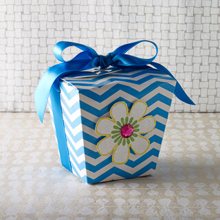 Blue Chevron Takeout
