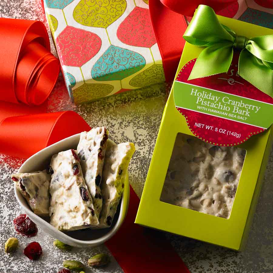 Holiday Cranberry Pistachio Bark