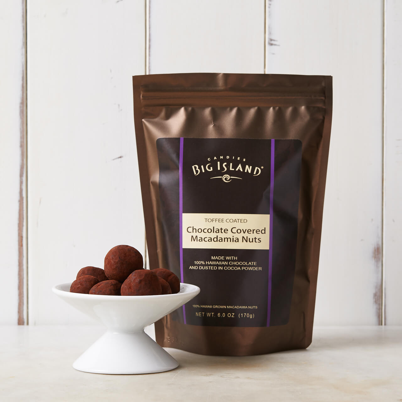 Toffee Coated Chocolate Covered Macadamia Nuts