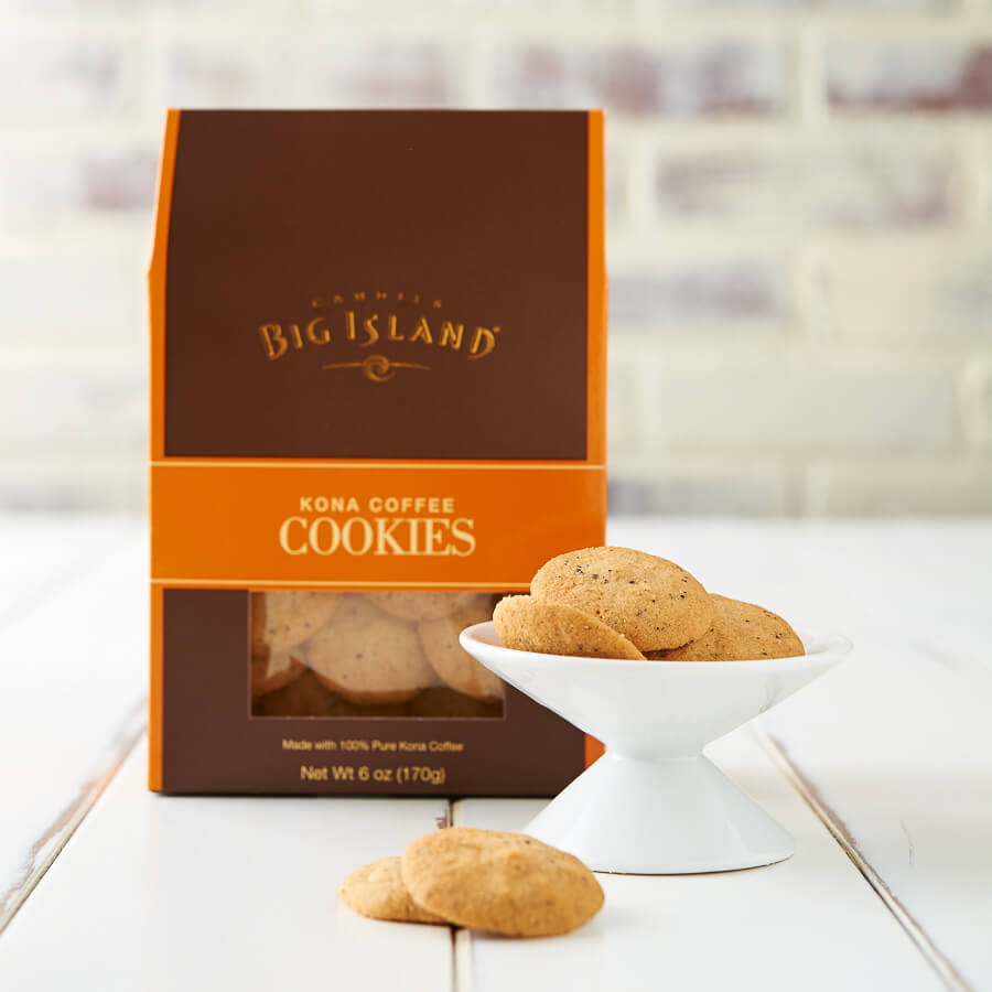Bite-Size Kona Coffee Cookies