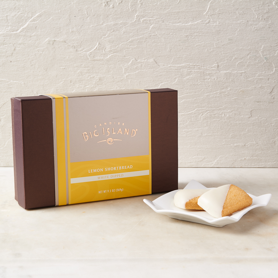 Lemon Shortbread – White Dipped