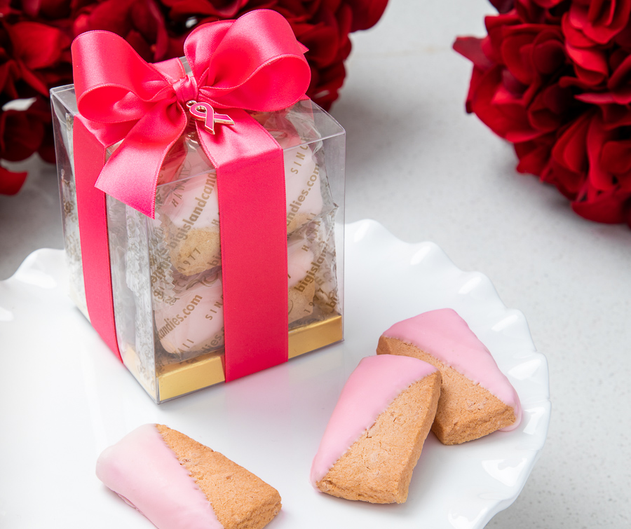 Pink Dipped Butter Shortbread
